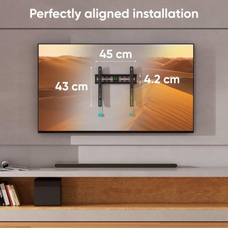 TV SET ACC WALL MOUNT /32-65"/BLACK FM2-B ONKRON