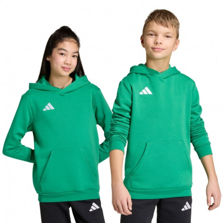 Adidas laste pusa Entrada 26 Hoody JZ6563 116cm, roheline