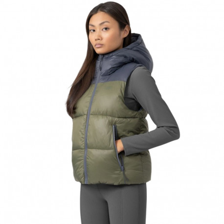 Kamizelka damska 4F khaki H4Z22 KUDP004 43S M