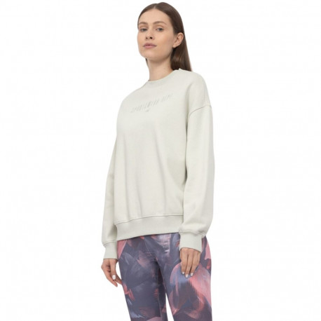 Bluza damska 4F złamana biel H4Z22 BLD033 11S 2XL