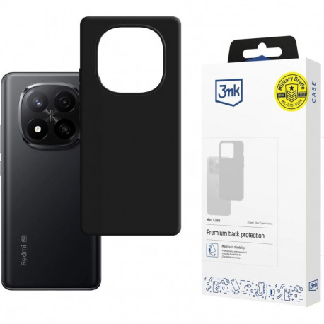 Mobiili tagakaas 3MK Redmi Note 15 Pro 5G Matt Pro, must