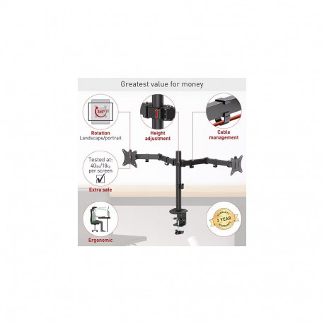 Monitori lauakinnitus Barkan M142T 13"-32" x 2