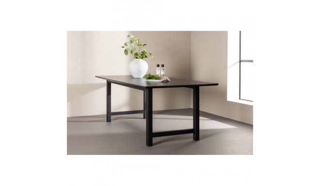 Söögilaud COUNT 100×220 cm, must