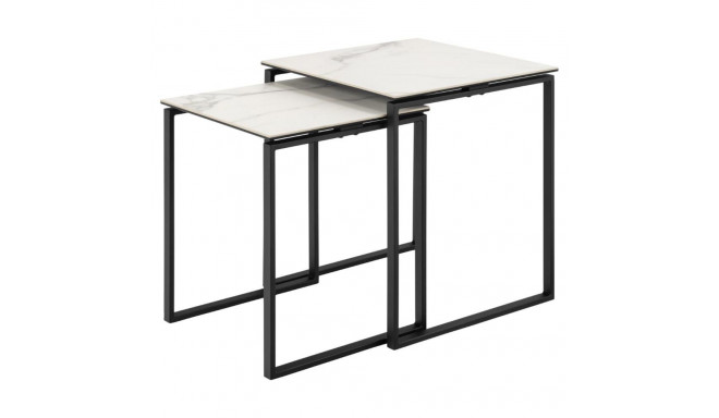 Diivanilauad KATRINE 2tk, valge