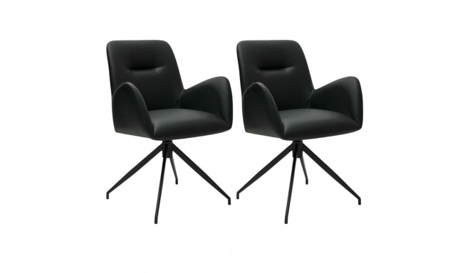 Söögitool JENNIFER pöörlev, must