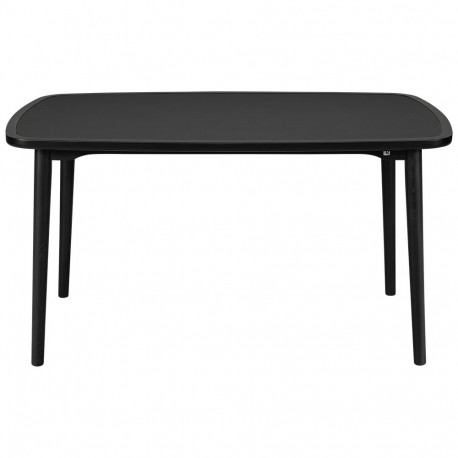 Söögilaud Colibri linoleum 140x80cm, must