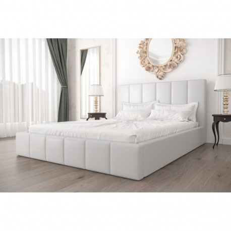 Pesukastiga voodi Rado 180×200 cm, valge