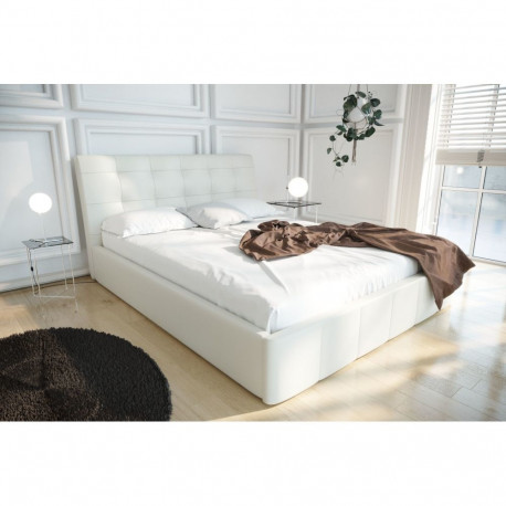 Pesukastiga voodi Heaven 180x200 cm, valge