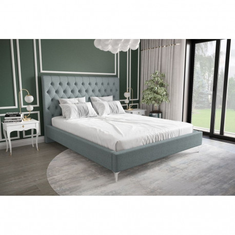 Voodi Valentino 160x200 cm, taevasinine