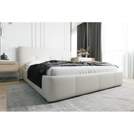 Pesukastiga voodi Venti 140×200 cm, valge