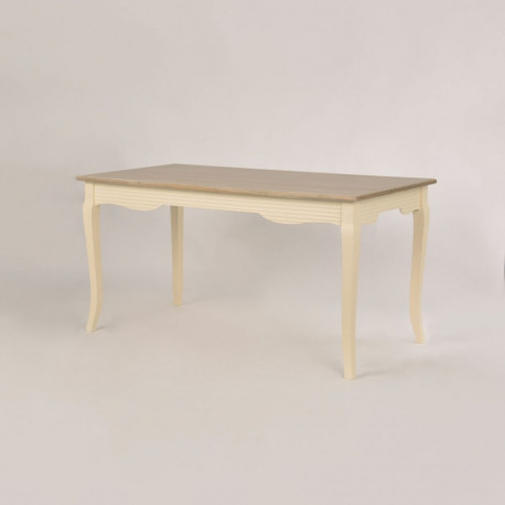 Söögilaud PESARO 160x80cm, kreem
