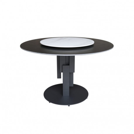 Söögilaud MODIG 120cm, must/valge