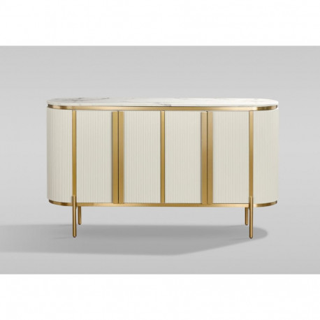 Puhvetkapp STILIG, kudne/valge