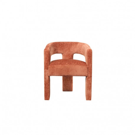 Söögitool LEITH, tumeoranž