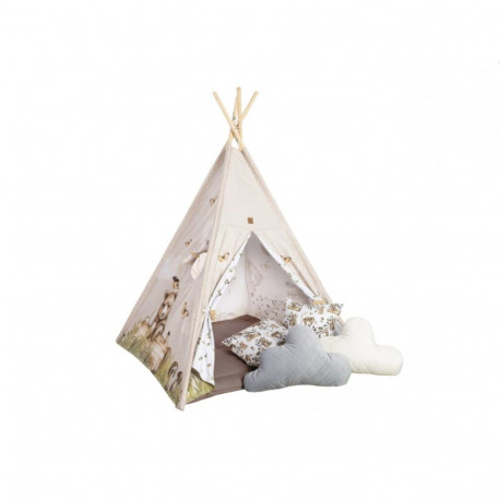 Tipiitelk TEDDY BEAR patja ja padujatega