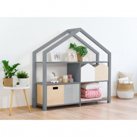 Riiul SHELLY maja kujuline