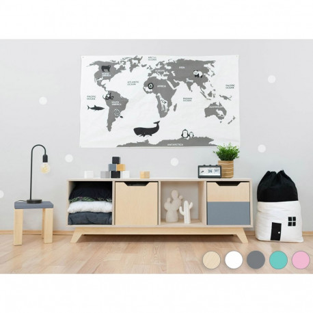 Riiul NABOKSY 1x4 alusega