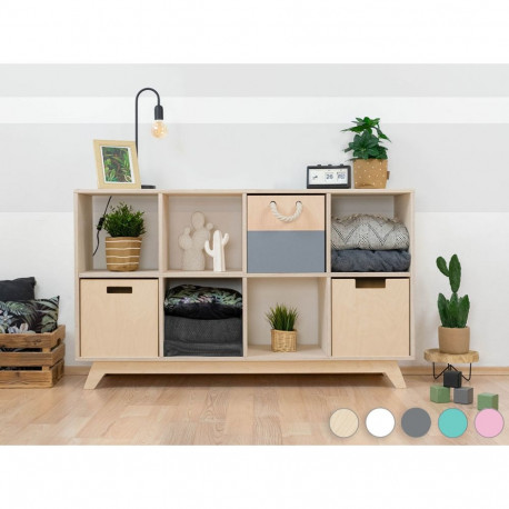 Riiuli NABOKSY 2x4 alusega