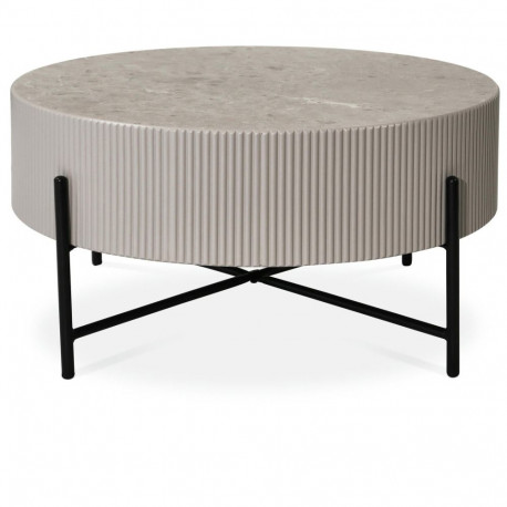 Diivanilaud MILO ümmargune Ø80 cm, hall