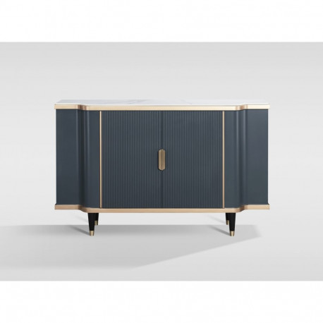 Puhvetkapp STILIG, kuldne/grafiit