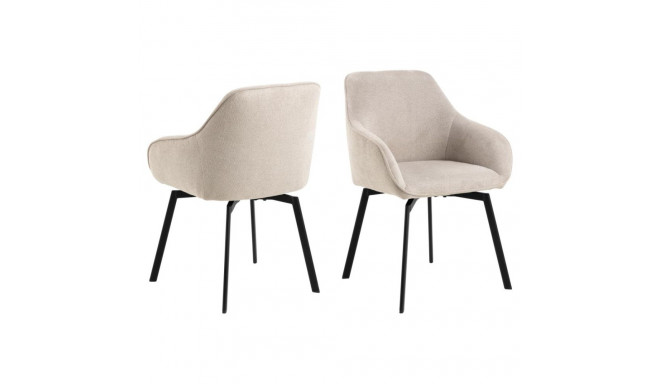 Söögitool CLARA käetoega, beež