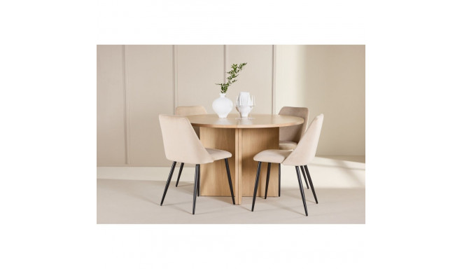 Söögitoa komplekt STRADA&NIGHT 4 tooliga