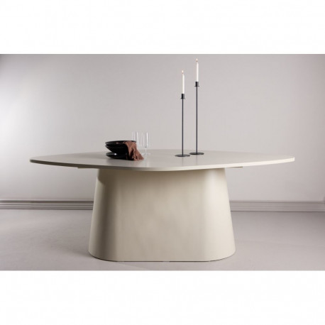 Söögilaud DIAMOND ovaalne 210x110 cm, beež