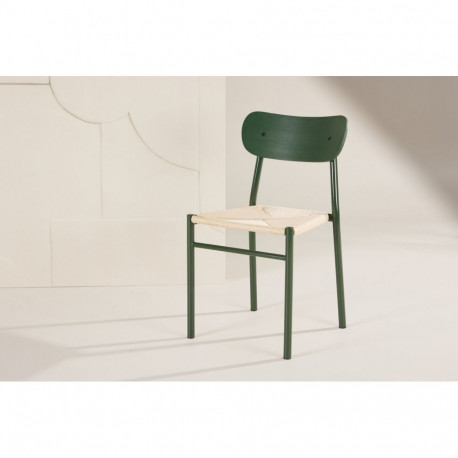 Söögitool POLLY, naturaalne/roheline