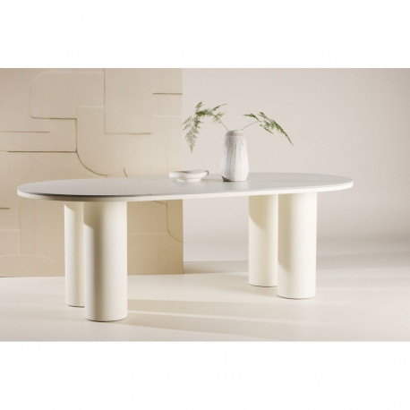 Söögilaud HAVSTENSSUND 110x220 cm, valge