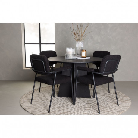 Söögitoa komplekt BOOTCUT & YESTERDAY 4 tooliga