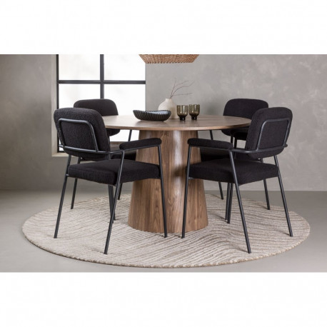 Söögitoa komplekt LANZO & YESTERDAY 4 tooliga