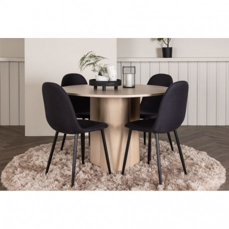 Söögitoa komplekt OLIVIA&POLAR 4 tooliga