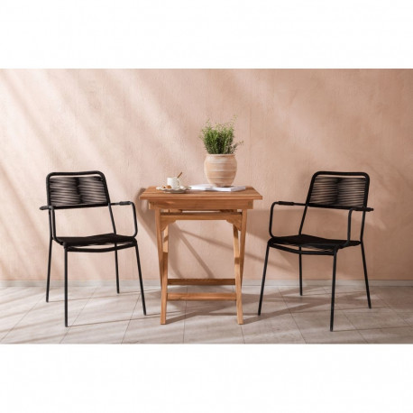 Aiamööbli komplekt GHANA laud ja 2 tooli