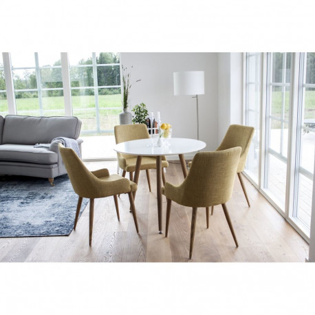 Söögilaud POLAR ümmargune ø90cm, valge