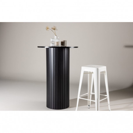 Baarilaud HÄRÖN ⌀70 cm, must