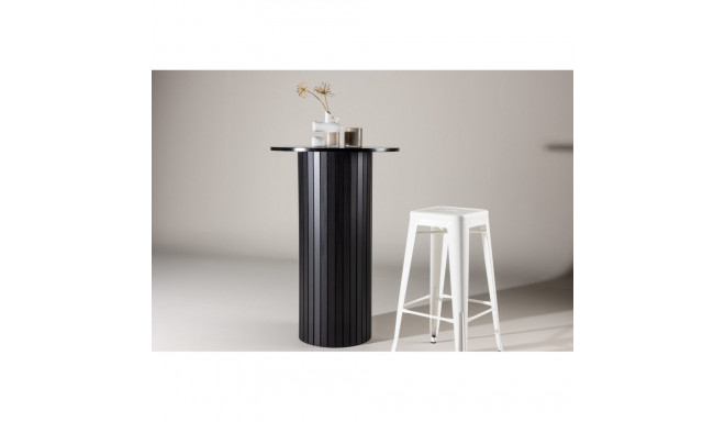 Baarilaud HÄRÖN ⌀70 cm, must