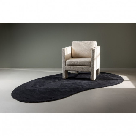 Vaip ENARD 290x175 cm ovaalne, must