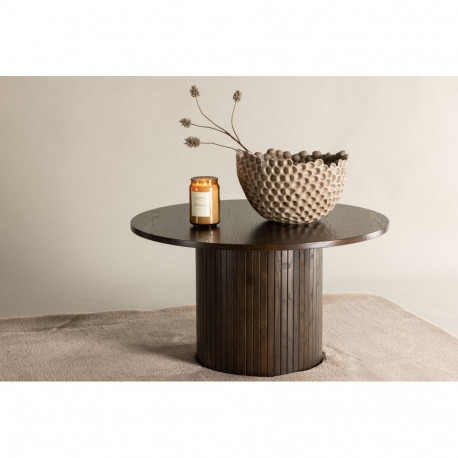 Diivanilaud BIANCA ümmargune, tumepruun