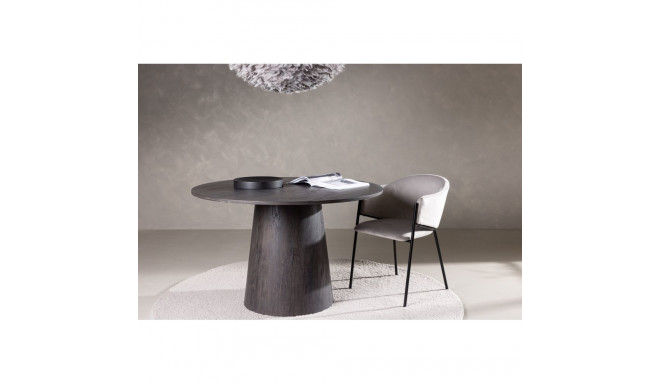 Söögilaud LANZO ümmargune, pruun