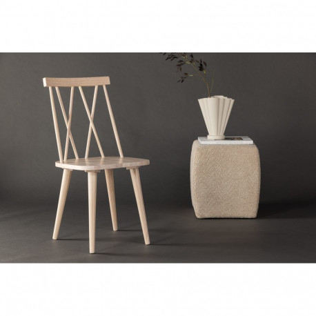 Söögitool MARIETTE, naturaalne