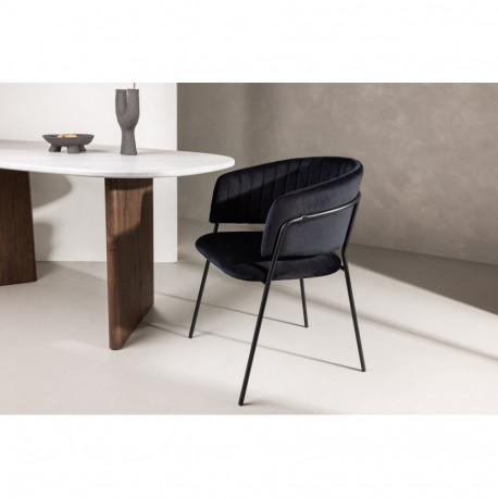 Söögitool SELMA, must