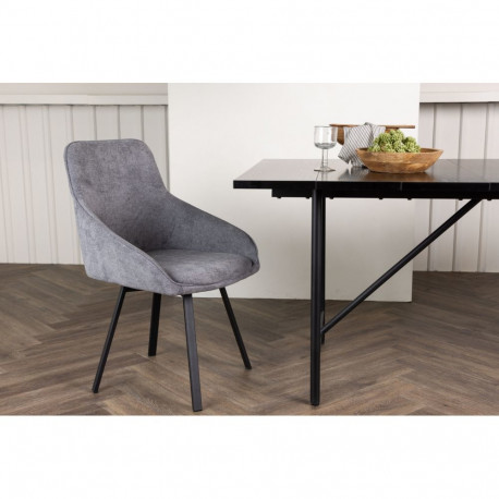 Söögitool ROSIE, must/hall