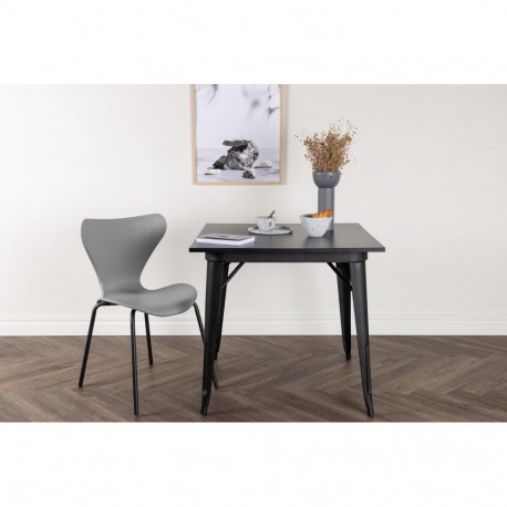 Söögilaud TEMPE, must