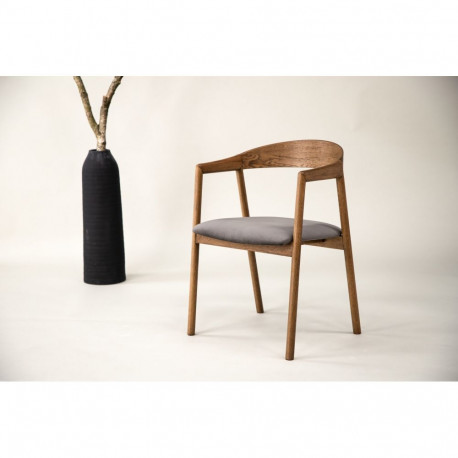 Söögitool LÅNGÖN, pruun/hall