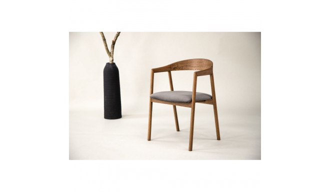 Söögitool LÅNGÖN, pruun/hall