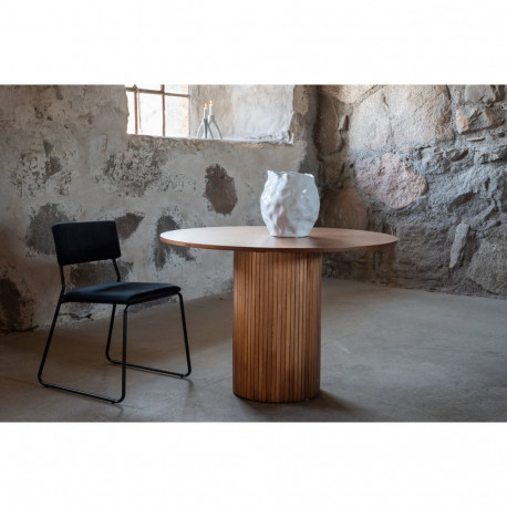 Söögilaud BIANCA ümmargune, pähkel