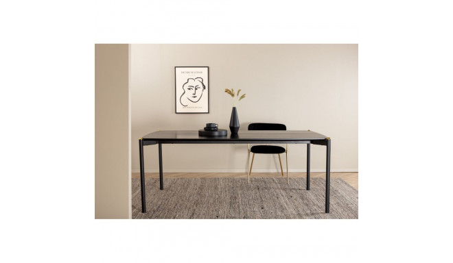 Söögilaud PELLE, must