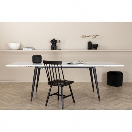 Söögilaud JIMMY pikendatav 90x150/240 cm, valge