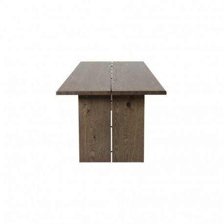 Söögilaud LOGGER 210 cm, suitsutatud tamm