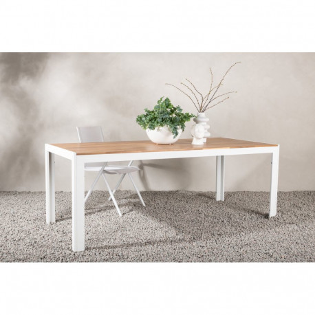 Aialaud BOIS 200x100cm, valge/naturaalne